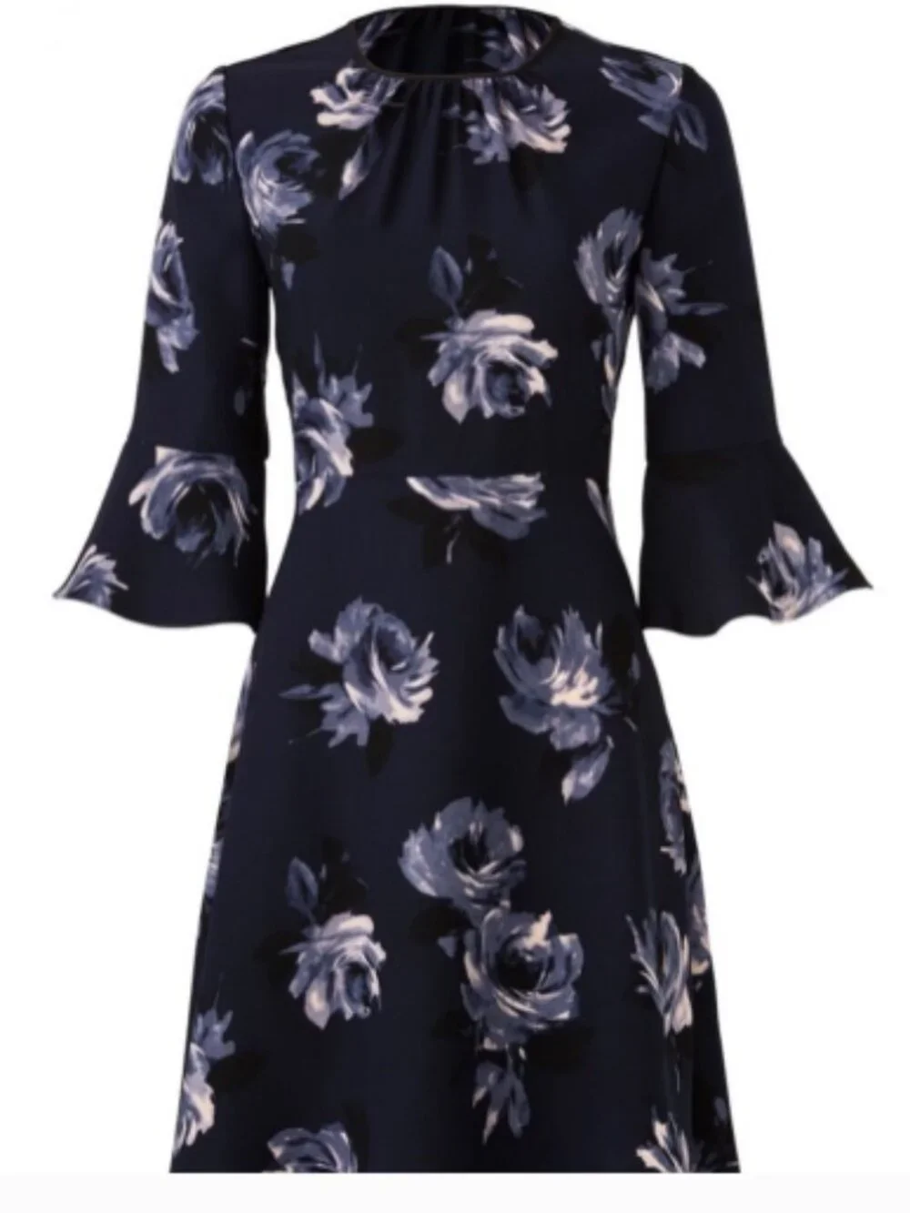 Kate Spade romantic blue roses dress